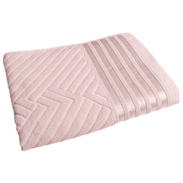 Фото - Рушник для обличчя GM Textile махровий Soft рожевий 50х90