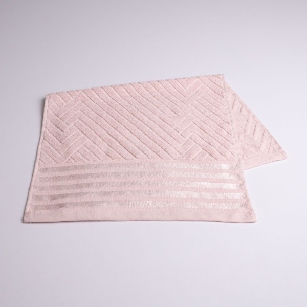 Фото - Рушник для обличчя GM Textile махровий Soft рожевий 50х90