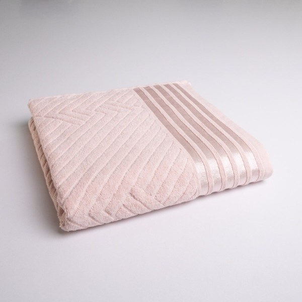 Фото - Полотенце банное GM Textile махровое Soft розовое 70х140