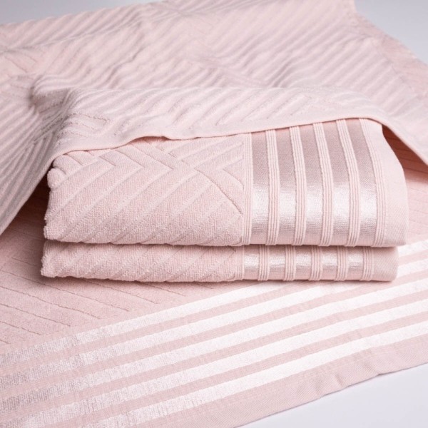 Фото - Полотенце банное GM Textile махровое Soft розовое 70х140
