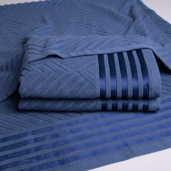 Фото - Полотенце для рук GM Textile махровое Soft синее стальное 40х70
