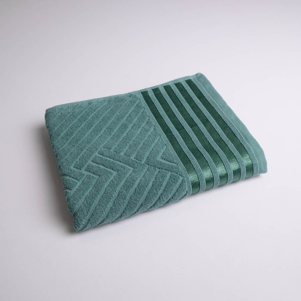 Фото - Рушник для обличчя GM Textile махровий Soft морська хвиля 50х90