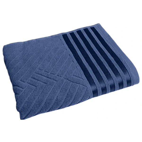 Фото - Полотенце для лица GM Textile махровое Soft синее стальное 50х90