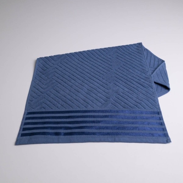Фото - Полотенце банное GM Textile махровое Soft синее стальное 70х140