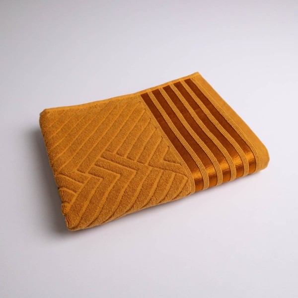Фото - Рушник для обличчя GM Textile махровий Soft гірчичний 50х90