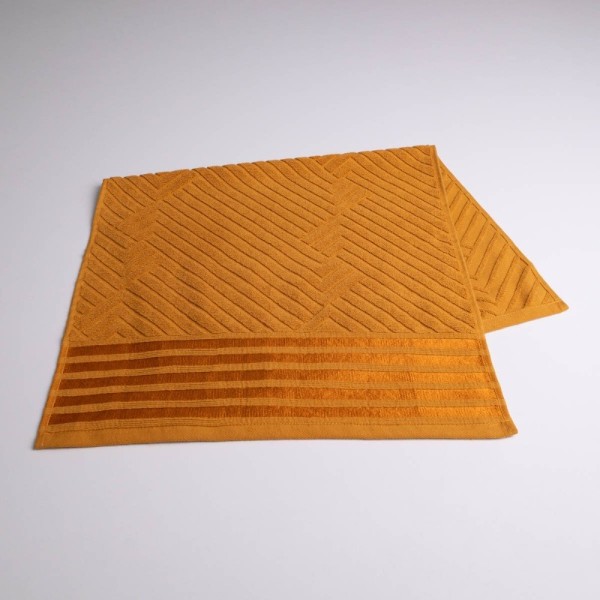 Фото - Полотенце банное GM Textile махровое Soft горчичное 70х140