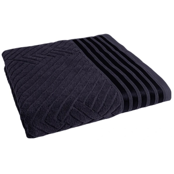 Фото - Рушник банний GM Textile махровий Soft графітово-сірий 70х140