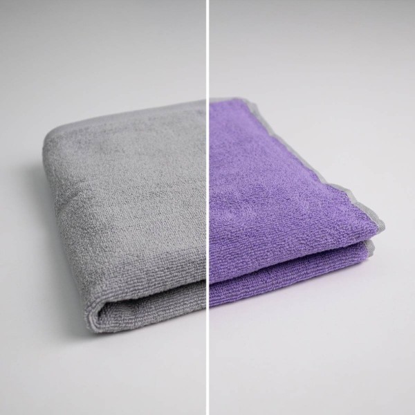 Фото - Рушник для обличчя GM Textile махровий сірий Лаванда 50х90