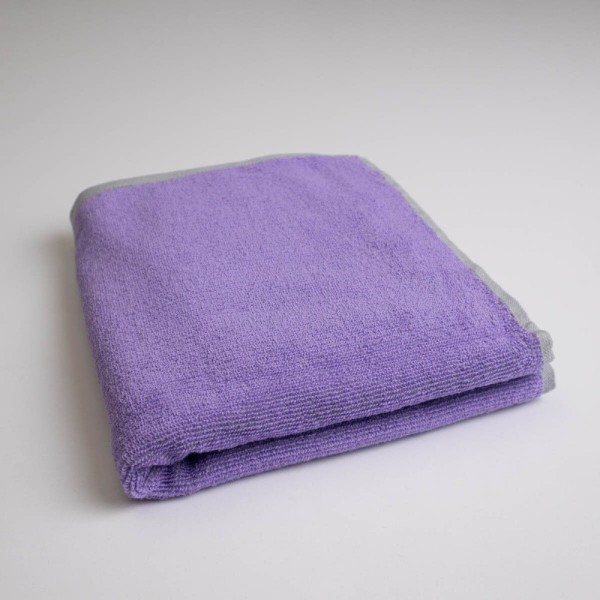 Фото - Рушник для обличчя GM Textile махровий сірий Лаванда 50х90