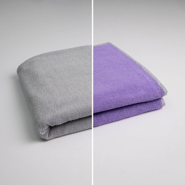 Фото - Полотенце банное GM Textile махровое серое Лаванда 70х140