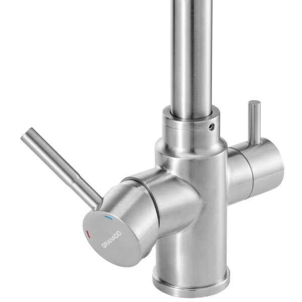 Фото - Смеситель кухонный GRANADO Badalona LUX inox