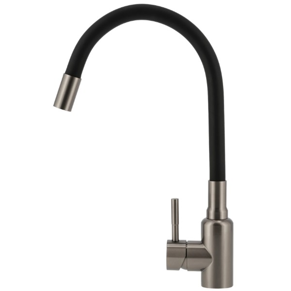 Фото - Смеситель кухонный GRANADO Burela PVD black black