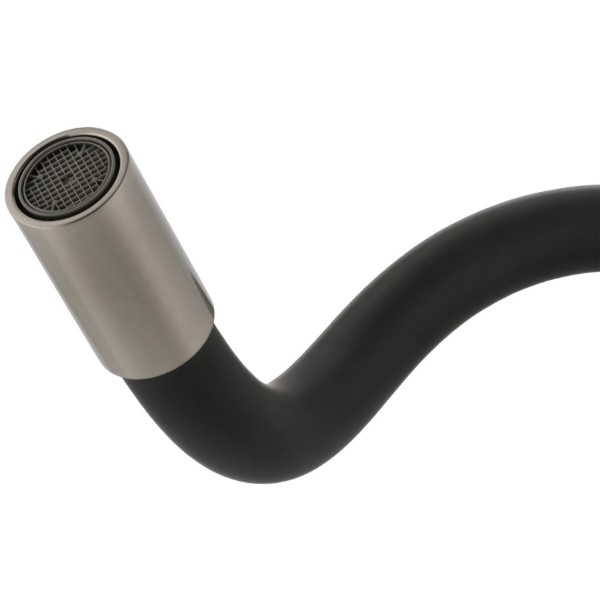 Фото - Смеситель кухонный GRANADO Burela PVD black black