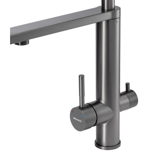 Фото - Смеситель кухонный GRANADO Hita PVD black