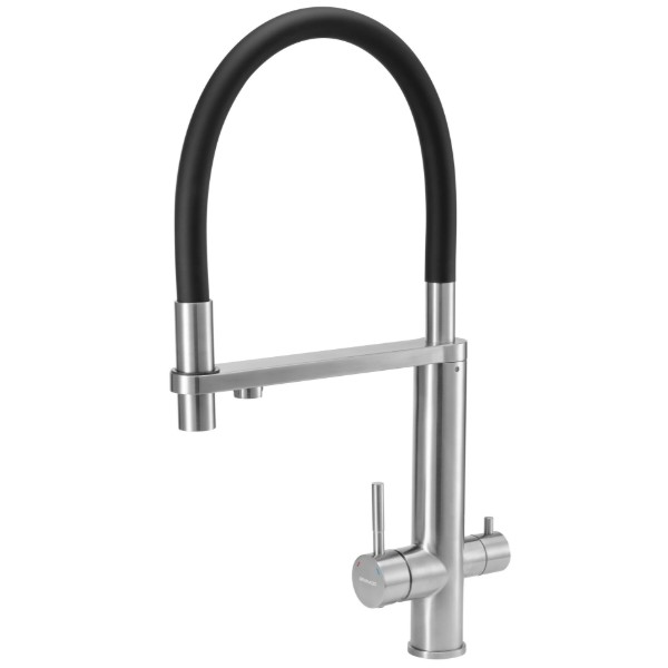Фото - Смеситель кухонный GRANADO Hita inox black