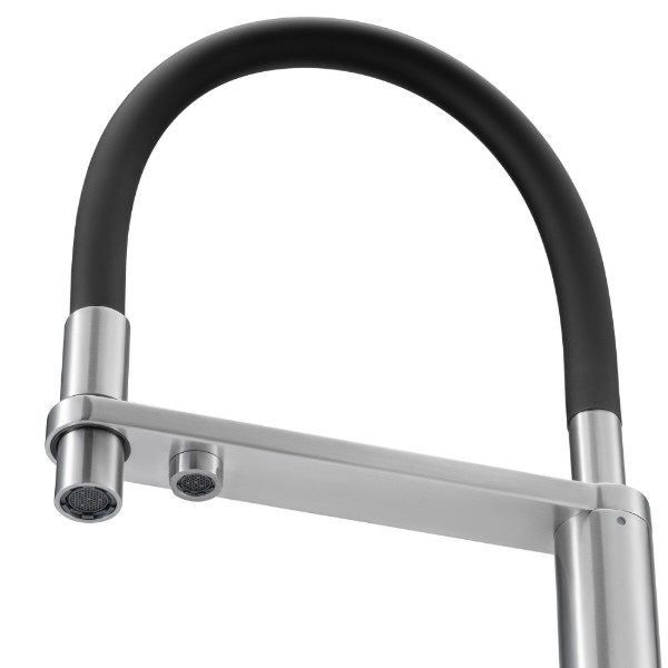 Фото - Смеситель кухонный GRANADO Hita inox black