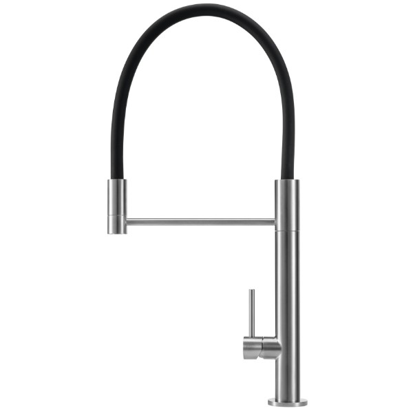 Фото - Смеситель кухонный GRANADO Hontoba inox black