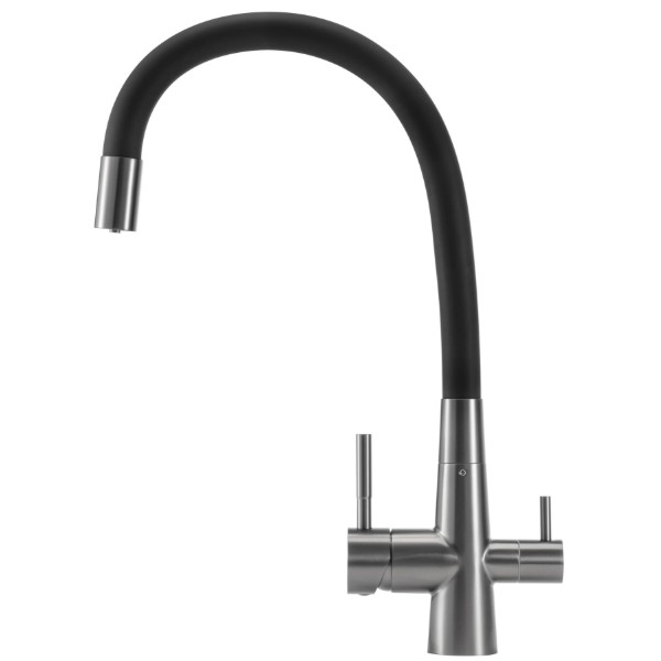 Фото - Смеситель кухонный GRANADO Lerma PVD black