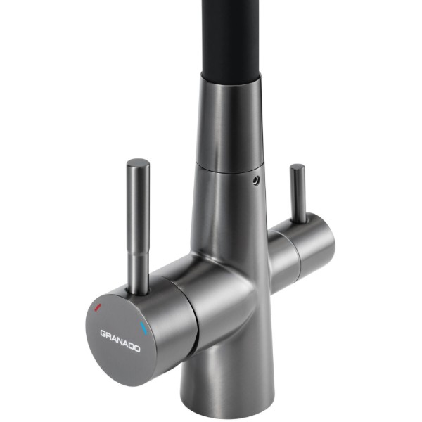 Фото - Смеситель кухонный GRANADO Lerma PVD black