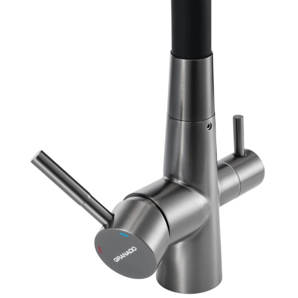Фото - Смеситель кухонный GRANADO Lerma PVD black
