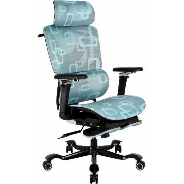 Фото - Крісло для геймерів GT Racer X-900 Black/Gray/Blue