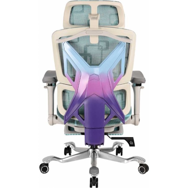 Фото - Крісло для геймерів GT Racer X-900 Gray/Violet/Blue