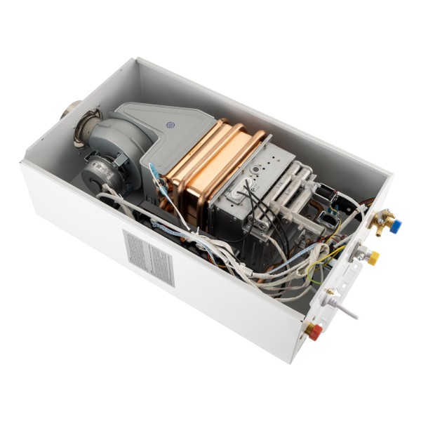 Фото - Газовая колонка ARDESTO HB02 10л/мин 20кВт турбированная Low NOx с дымоходом (GWH-HB02-10T-WHITE1)