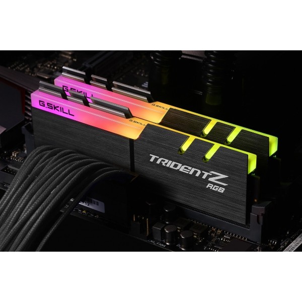 Фото - Память DDR G.Skill Trident Z RGB DDR4-3200 16GB (2x8GB) (F4-3200C16D-16GTZRX)