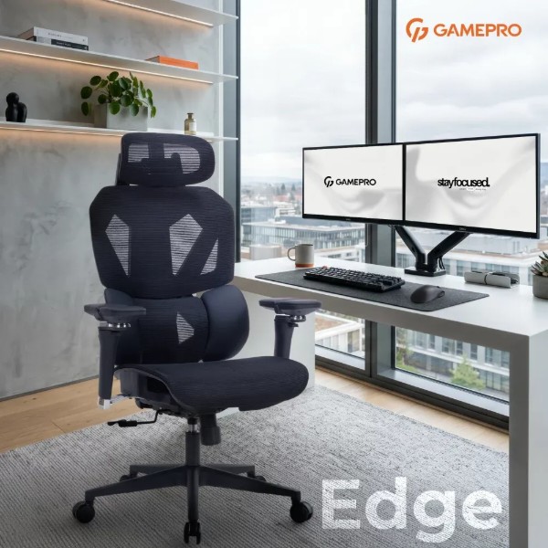 Фото - Крісло для геймерів GamePro EDGE GC820MB Black