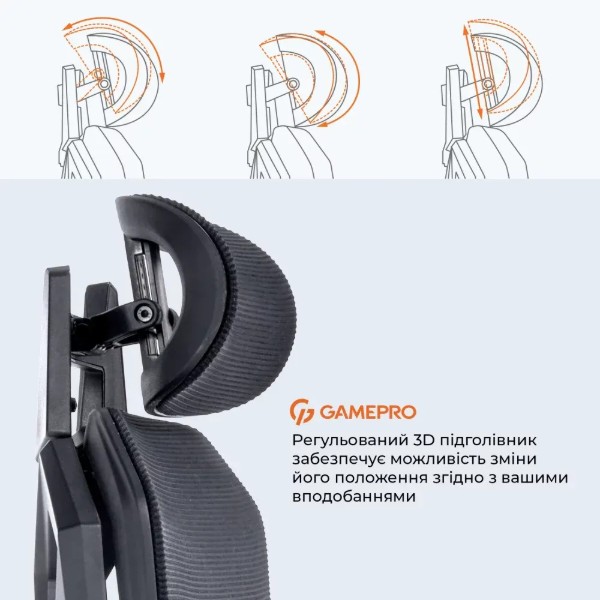 Фото - Крісло для геймерів GamePro EDGE GC820MB Black