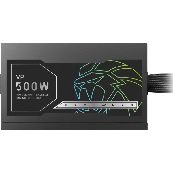 Фото - Блок питания для ПК Gamemax 500W, 80+ Bronze (VP 500S BK)