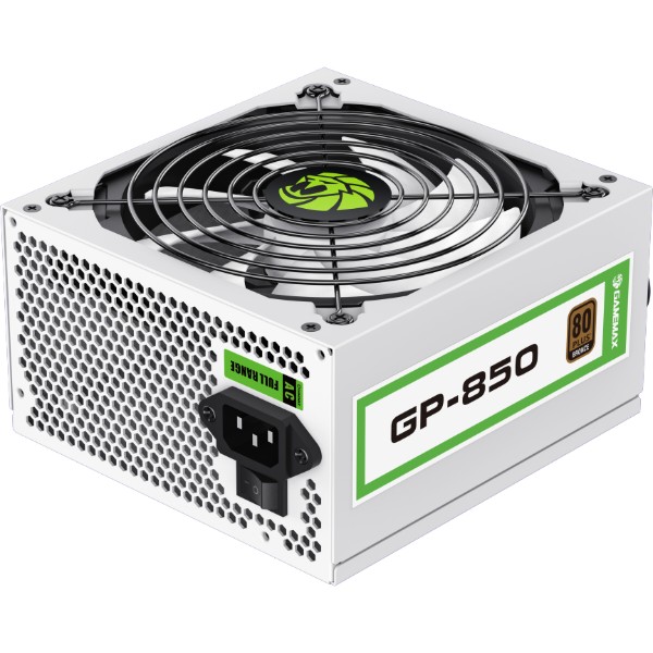 Фото - Блок питания для ПК Gamemax 850W, 80+ Bronze (GP-850 White)