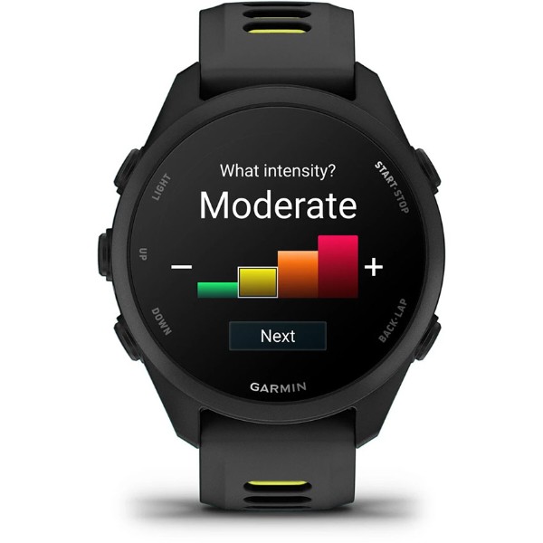 Фото - Смарт-годинник Garmin Forerunner 170 Music GPS, WiFi, Black/Amp Yellow (010-03920-10)