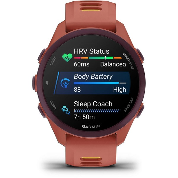 Фото - Смарт-часы Garmin Forerunner 170 Music GPS, WiFi, Red Pink/Mango (010-03920-13)
