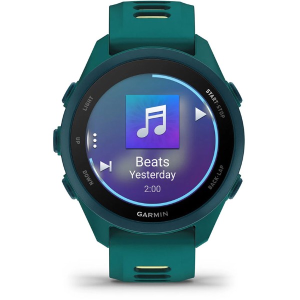 Фото - Смарт-годинник Garmin Forerunner 170 Music GPS, WiFi, Teal Green/Citron (010-03920-12)