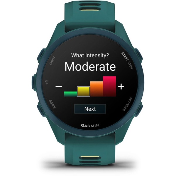 Фото - Смарт-годинник Garmin Forerunner 170 Music GPS, WiFi, Teal Green/Citron (010-03920-12)