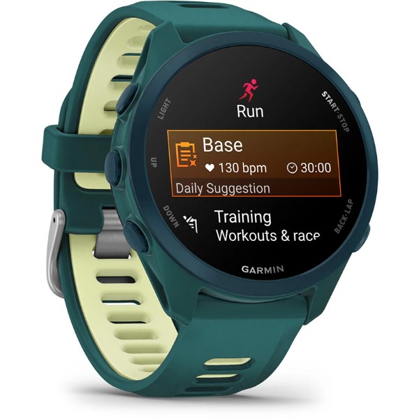 Фото - Смарт-годинник Garmin Forerunner 170 Music GPS, WiFi, Teal Green/Citron (010-03920-12)