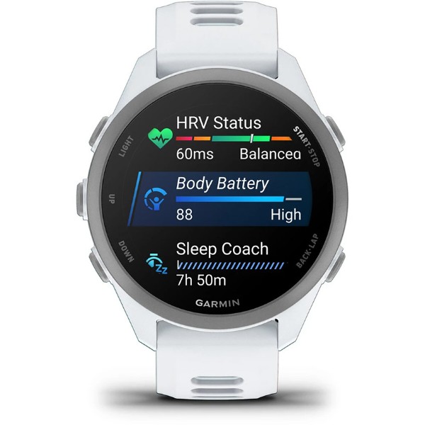 Фото - Смарт-годинник Garmin Forerunner 170 Music GPS, WiFi, Whitestone/Cloud Blue (010-03920-11)
