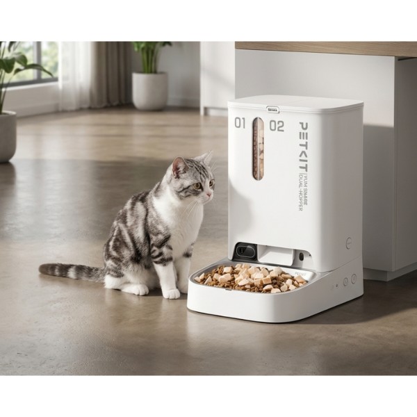 Фото - Смарт-годівниця PETKIT YumShare Dual-hopper with Cam (P591)