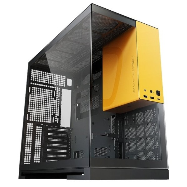 Фото - Корпус Geometric Future Model 5 Glass без БЖ (GEO-M5-BY) Black/Yellow