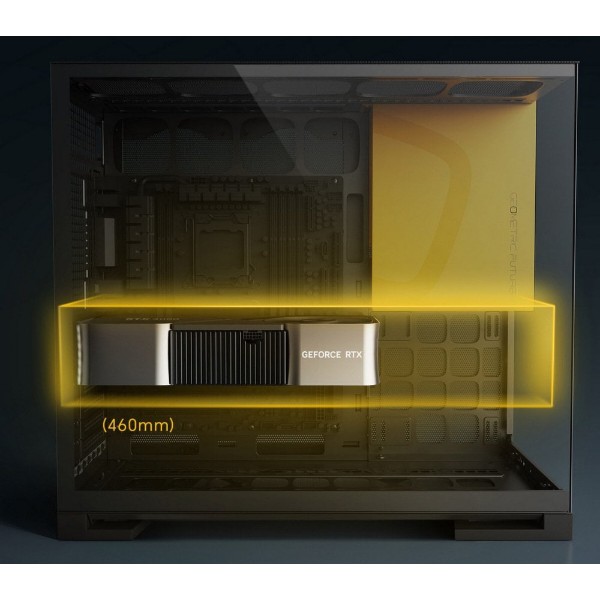Фото - Корпус Geometric Future Model 5 Glass без БЖ (GEO-M5-BY) Black/Yellow