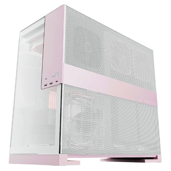 Фото - Корпус Geometric Future Model 5F Glass без БЖ (GEO-M5F-WPK) White/Pink