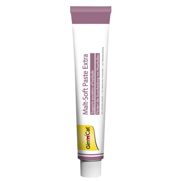 Фото - Ласощі для котів GimCat Every Day Malt-Soft Paste Extra для виведення шерсті зі шлунку 100 г (4002064407531)
