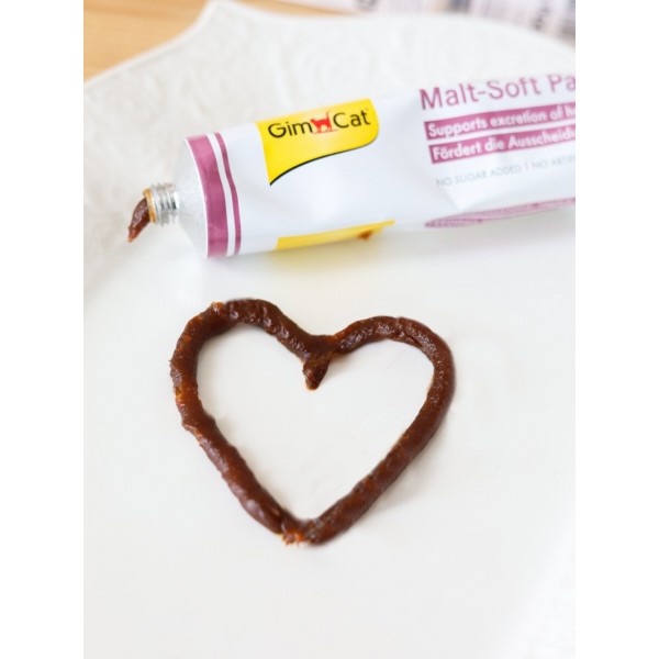 Фото - Ласощі для котів GimCat Every Day Malt-Soft Paste Extra для виведення шерсті зі шлунку 100 г (4002064407531)