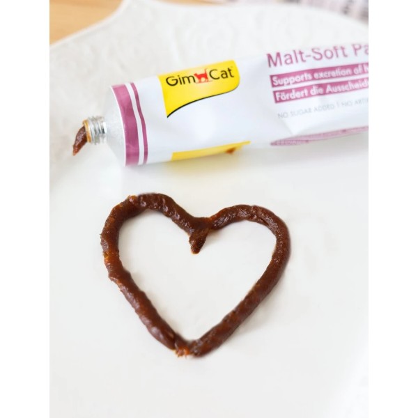 Фото - Паста для кошек GimCat Every Day Malt-Soft Paste Extra для вывода шерсти из желудка 20 г (4002064407524)