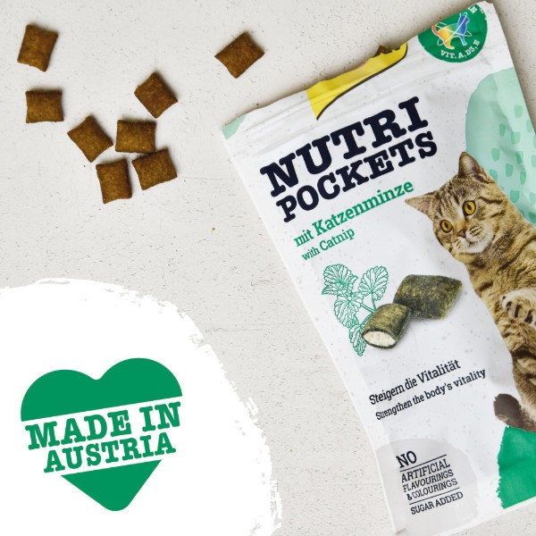 Фото - Витамины для кошек GimCat Nutri Pockets для повышения иммунитета с кошачьей мятой и мультивитамином 60 г (4002064419282)
