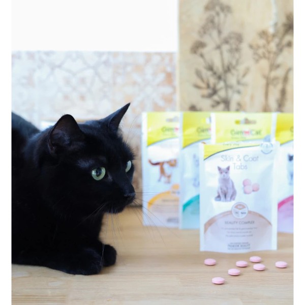 Фото - Вітаміни для котів GimCat Таблетки Every Day Skin&Coat, 40 г (4002064418711)