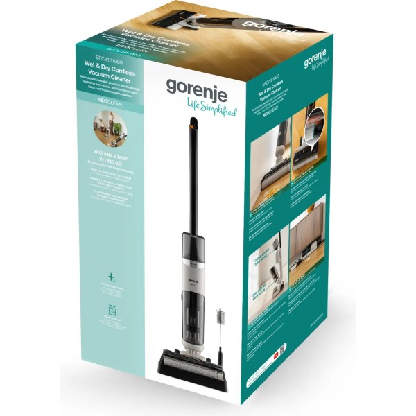 Фото - Пилосос ручний миючий Gorenje СLEAN SFC216100G