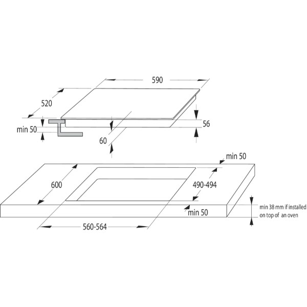 Фото - Варочная панель электрическая Gorenje GI6401BCE