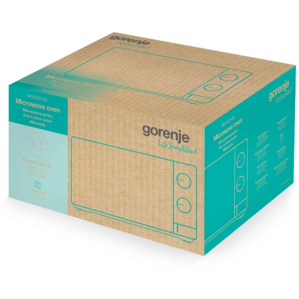Фото - Мікрохвильова піч (НВЧ) Gorenje MO20CE1B5